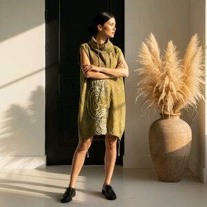 THE PEOPLE OF LABYRINTHS sleeveless jacket vest size small